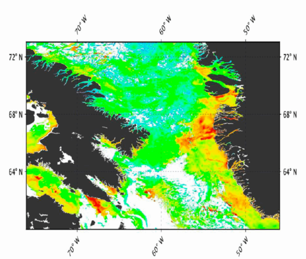 Baffin Bay productivity collected by NASA collaborators