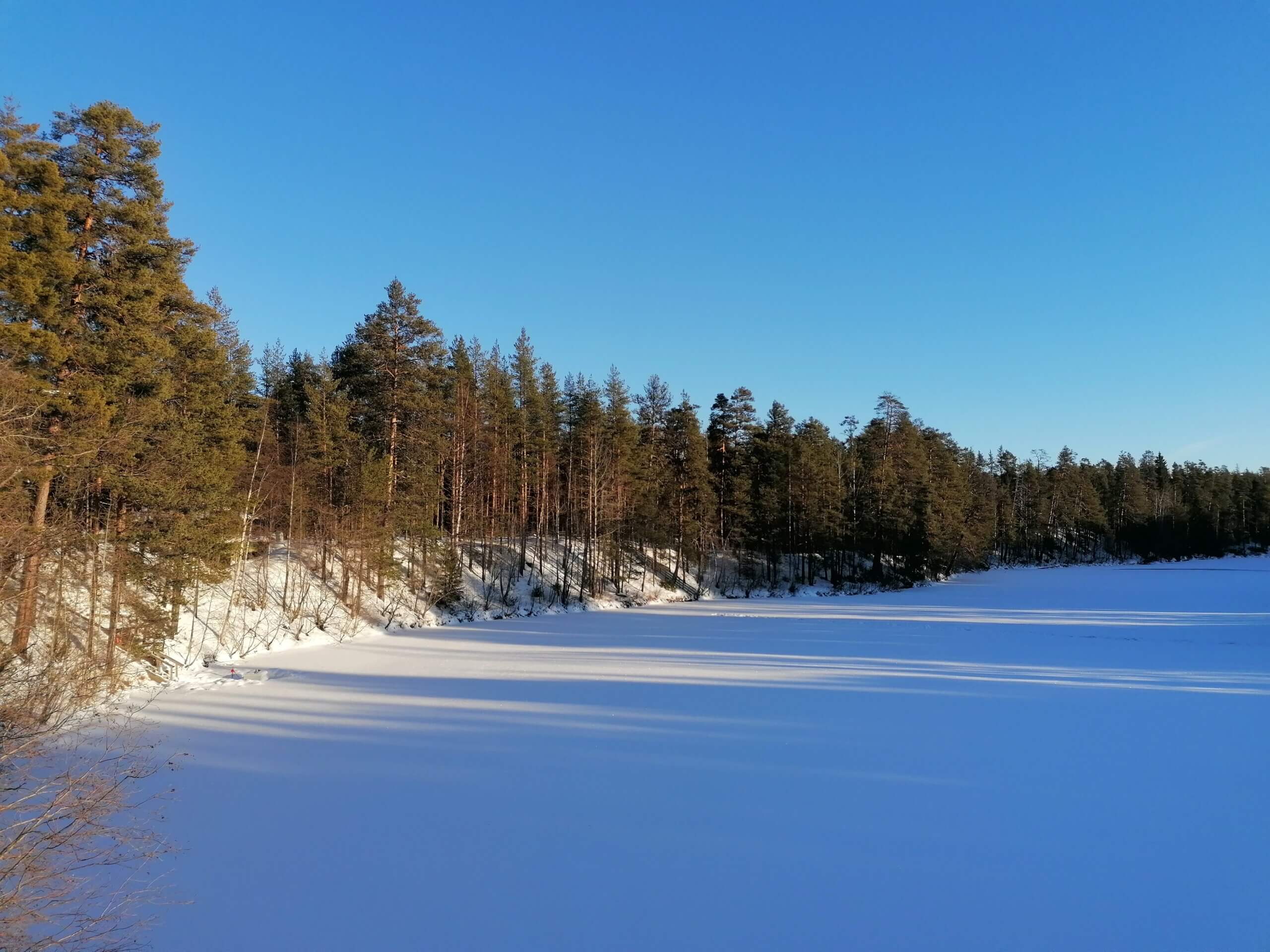 Oulankajoki helmikuussa 2025