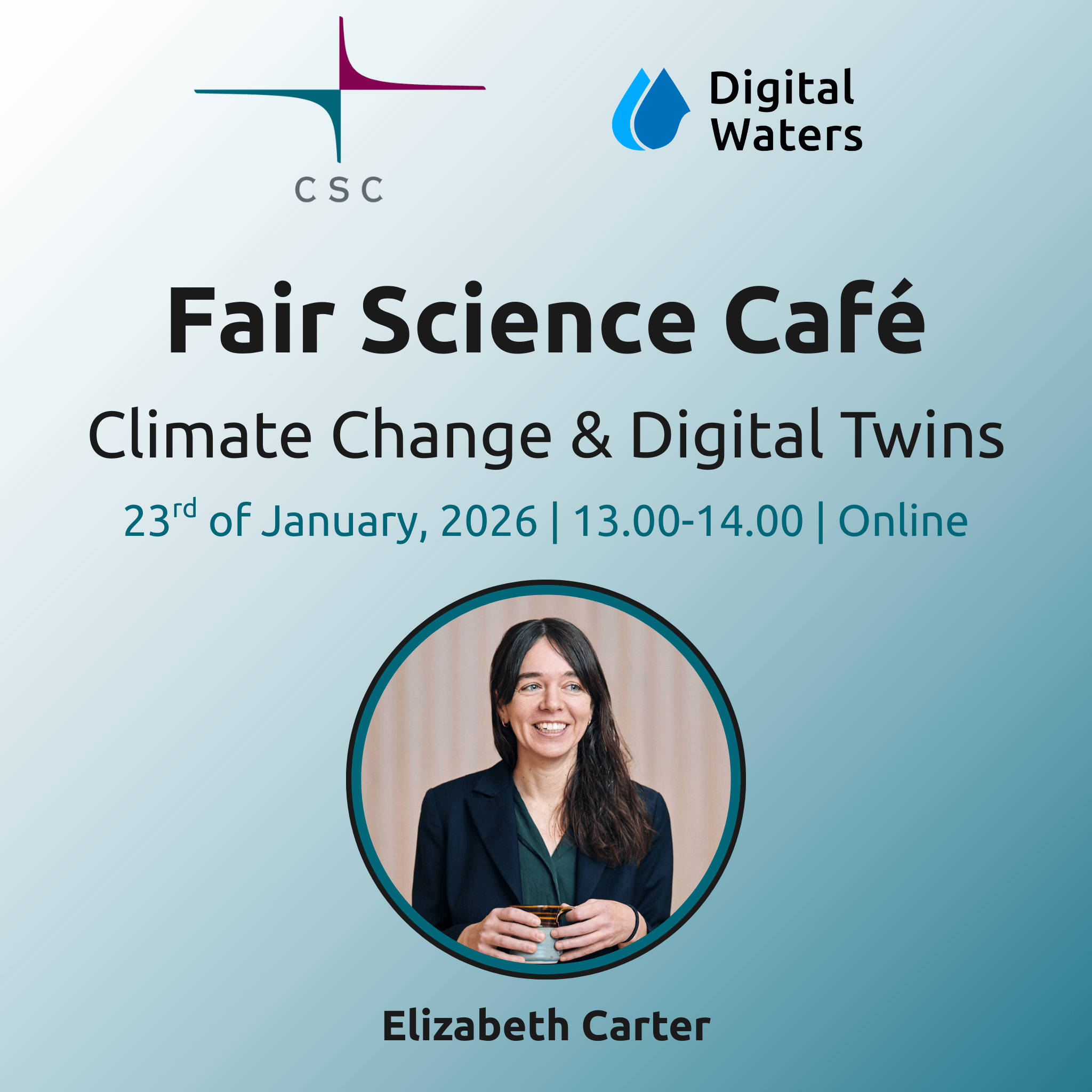 FAIR Science Café — Climate Change & Digital Twins