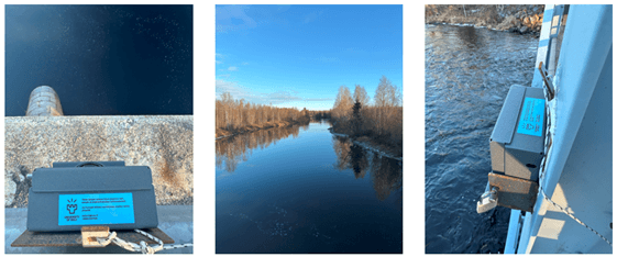 Camera system installation along the Kiiminkijoki River 