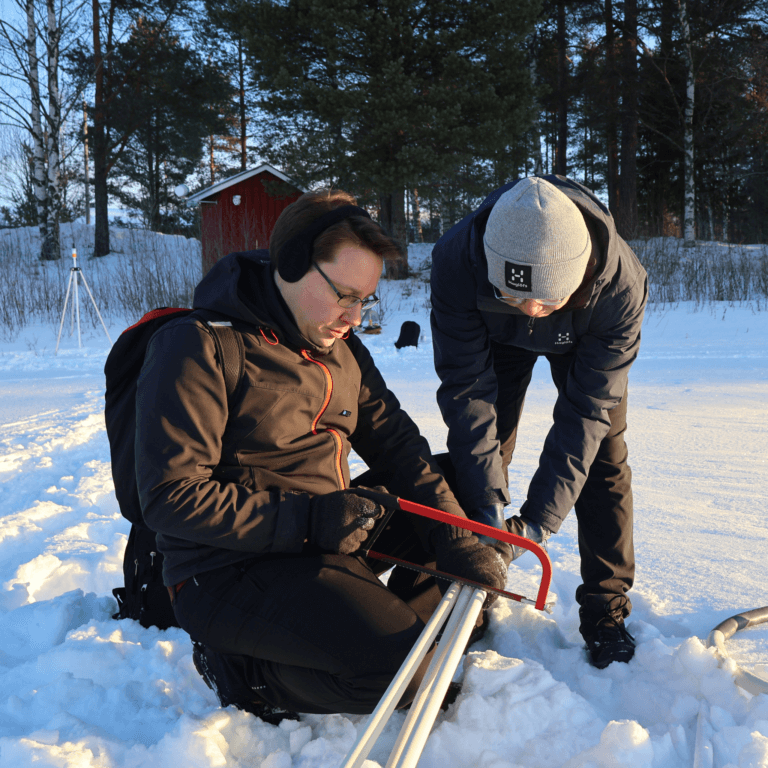 JanneTorvela&JiahuiQiuKenttätöissä