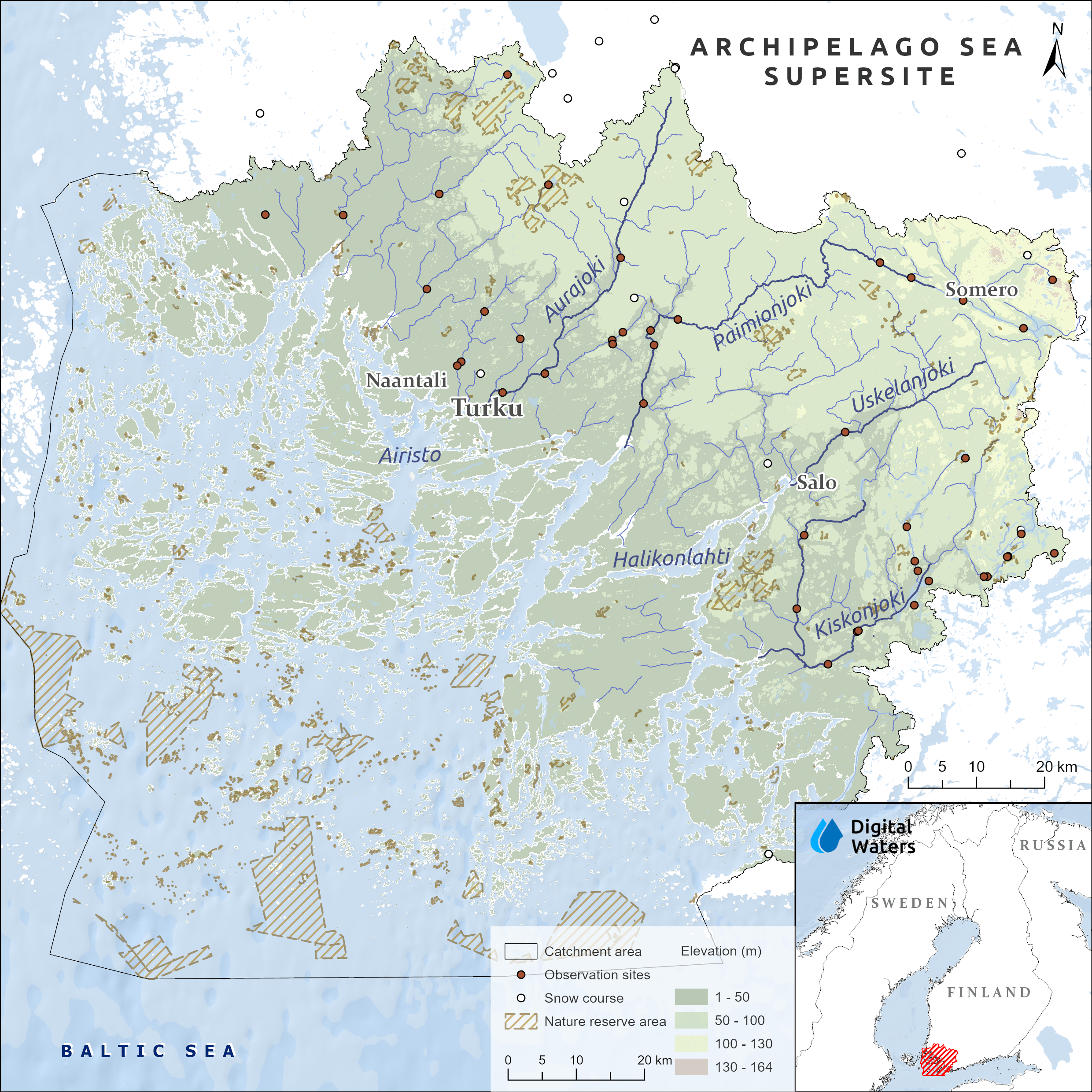 Archipelago Sea Supersite Map